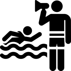 Life Guard Sketch Style Svg Vector, Free Vectors File